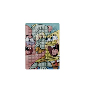 Ghostbastır Design Sünger Bob 99 Parça Ayaklı Puzzle – Dekoratif Çocuk Yapbozu 0126