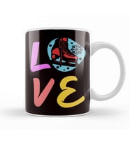 Love Ice Figure Skating Winter Sports Ice Skates Skater Kupa Bardak Porselen