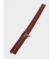 Angel Çanta Aksesuar Başlıklı Fermuar 40 Cm Antik Metal Bordo