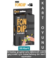 Eğlenceli Yılbaşı Parti Sevgili Grup Arkadaş Ortamı İçki Kart Oyunu Fondip Mini +18 55 Kart