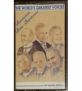 (Plak Değildir KASET tir) The World's Greatest Voices Baritones Bass-Baritones Kaset