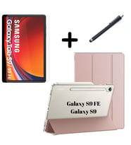 Samsung Galaxy Tab S10 Lite FE/S10/S9 FE/S9 Kılıf SET PU Deri Smart Tablet Kilif