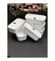 ACAR 6 LI SİLİKON KAPAKLI PORSELEN KAHVALTI KASESİ