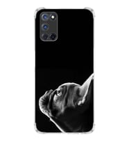 PrintiFy Oppo A52 Uyumlu Köpek 1 Baskılı Şeffaf Köşe Korumalı Antişok Kılıf