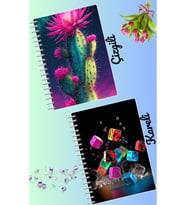 Büyülü tasarımlar defter seti 2 adet A4 boyutu 21*30 çizgili + kareli 60 syf