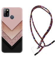 INFINIX Smart 4 5 6 Zero 8 S5 Pro Kılıf Boyun Asklı Rasta Silikon Great Marble 1405