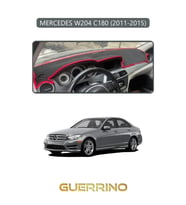 MERCEDES W204 C180 2011-2015TORPİDO KORUMA HALISI GRİ KENAR