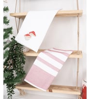 %100 Pamuk 2'Li 50x70 cm Pike Desenli Mutfak Havlu Seti Baveno Home