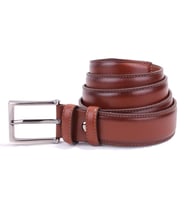 Dagoster DMK26-306DG Taba 3,5 cm Hakiki Deri Erkek Kemer
