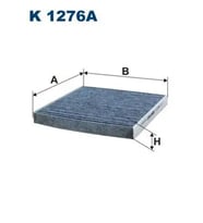 FILTRON K1276A Polen Filtresi (Karbonlu) A4518300018