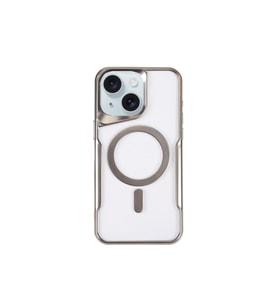 Northcity iPhone 15 Plus Boyi Magsafe Silikon Kapak - Gümüş