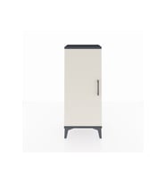 Arges Komodin 2 Raflı Tek Kapaklı 44x30x106 Antrasit-Aytaşı