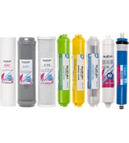 SUZUKI Technology 10 Inç Açık Kasa Su Arıtma Cihazı Tam Set (8 Filtre) Mineral, Detoks ve Alkali Filtre Ilaveli
