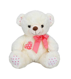 Kurdelalı Peluş Ayı 42 cm.