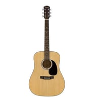 Squier 0961090021 SA-150 Dreadnought Akustik Gitar (Naturel) Tam Boy Dreadnought Gövde Ihlamur Ağacı ve Parlak Cila