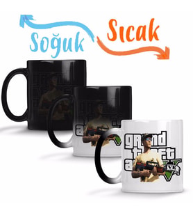 Grand Theft Auto V Gta V Sihirli Kupa Bardak Porselen