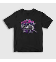 Presmono Unisex Çocuk Siyah Band Steel Panther T-Shirt 375881tt