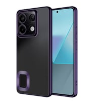Xiaomi Redmi Note 13 Pro 5G Uyumlu Kılıf Kamera Korumalı Logo Gösteren Zore Omega Kapak