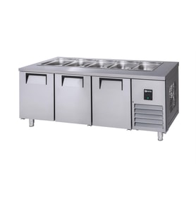 Iceinox Servis Buzdolabı 515 Lt 3 Kapılı (Gri)