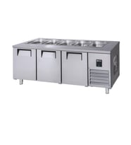Iceinox Servis Buzdolabı 515 Lt 3 Kapılı (Gri)