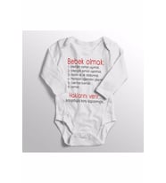 Çocuk Beyaz Bebek Olmak Ve Bebek Hakları Yazılı Zıbın