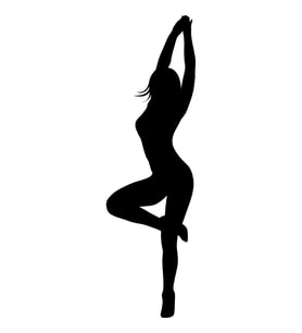 DANSÇI FOLYO STİCKER DERSTV1109 60cm Uzunluk (Karışık)