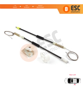 Mercedes S Class W140 1992-1999 4-Kapı Sedan 1407301146 İçin Arka Sol Cam Kriko Tamir Seti