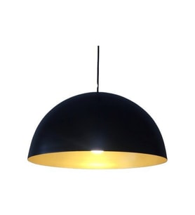 MYLİGHTS  RETRO  METAL SARKIT AVİZE SİYAH  İÇİ ALTIN  40 CM