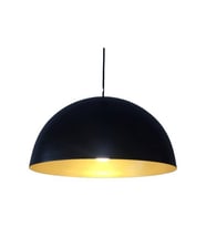 MYLİGHTS  RETRO  METAL SARKIT AVİZE SİYAH  İÇİ ALTIN  40 CM
