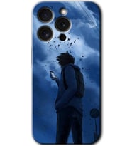 İphone 15 Pro Max Kılıf HD Desen Baskılı Kılıf - Sonbahar Yalnızlığı
