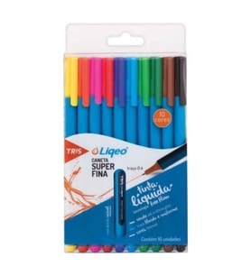 Liqeo Fineliner Kalem 10'Lu 8027 Pvc