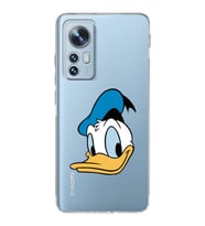 Xiaomi Mi 12 Uyumlu Kamera Korumalı Kapak Donald Duck Tasarımlı Şeffaf Silikon Kılıf