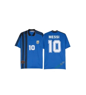 Profesyonel İthal Kalite Messi Arjantin 1994 Dünya Kupası Retro Maç Forması