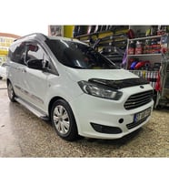 Sts Oto Aksesuar Ford Courier 2014-2017 Arası Uyumlu Batman Yarasa Ayna Kapağı Piano Black Abs Plastik