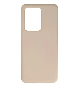 Durukar® Samsung Galaxy S20 Ultra Kılıf Nano içi Kadife Silikon - Pudra