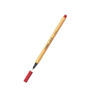 Stabilo Keçe Uçlu İnce Kalem 88 Point 0.4 MM Kırmızı 88/40 (10 Lu Kutu) (Karışık)