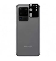 Samsung Galaxy S20 Ultra 3D Kamera Lens Koruma Camı (Siyah)