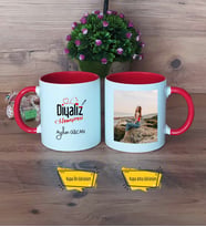Diyaliz Hemşiresi Kupa Bardak Kırmızı Fotoğraflı Tıp Bayramı Hediyesi Hemşireler Günü Hediyesi