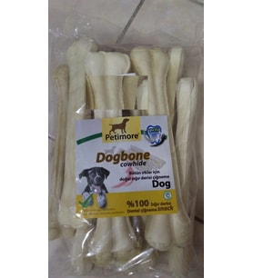 Dogbone Beyaz Pres Kemik 27 Cm 10' lu