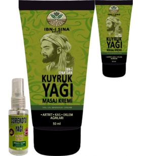 3 Adet Ibn-I Sina Kuyruk Yağı Kremi 50 ml + 1 Adet 30 ml Çörek Otu Yağı