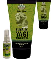 3 Adet Ibn-I Sina Kuyruk Yağı Kremi 50 ml + 1 Adet 30 ml Çörek Otu Yağı