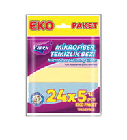 Mikrofiber 5'li Temizlik Bezi 24 Paket