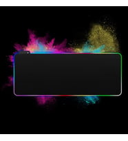 Oyuncu Mouse Pad Rgb Mouse Pad Işıklı Gaming 80x30 (Siyah)