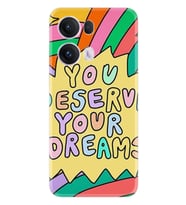 Oppo Reno 13F Kılıf Boutique Baskılı Resimli You Deserve Pcode -056