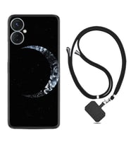 Tecno Spark 9T Kılıf Silikon Boyun Askılı İpli Desenli Silikon Yalnız Ay 1744