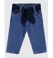 Civil Baby Beli Fırfırlı 6-18 Ay Pantolon - Mavi