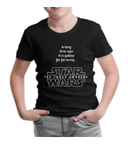 Star Wars - The Force Awakens 4 Siyah Çocuk Tshirt