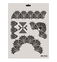 Dantel Seri Dn-918 Stencil 35X25 Cm