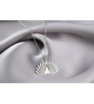 Lotus Kolye, Lotus Çiçeği Kolye, Eşsiz Kolye, Meditasyon Kolye