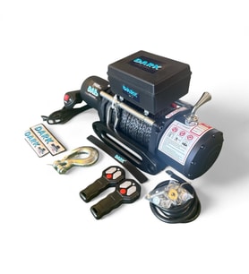 DARK VİNÇ 9500LB SENTETİK HALATLI KOLLU 12V VİNÇ TAMBUR
